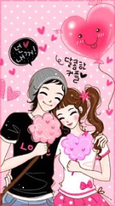 Korean animation couple Anime_korea7